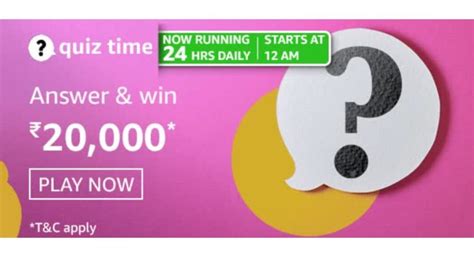 Amazon Quiz Answers For August 9, 2021: Win Rs..
